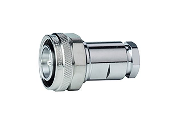 4.3-10-Stecker Rundkabel Crimp/Crimp 50Ohm