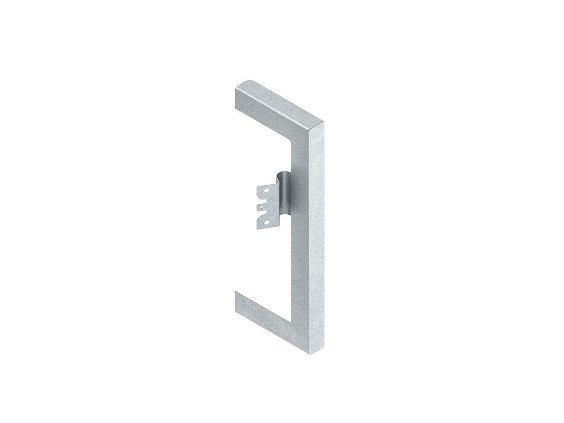 Wandanschlussblende GEB-K B211xT100mm vz asym ST lgr RAL7035 hfr