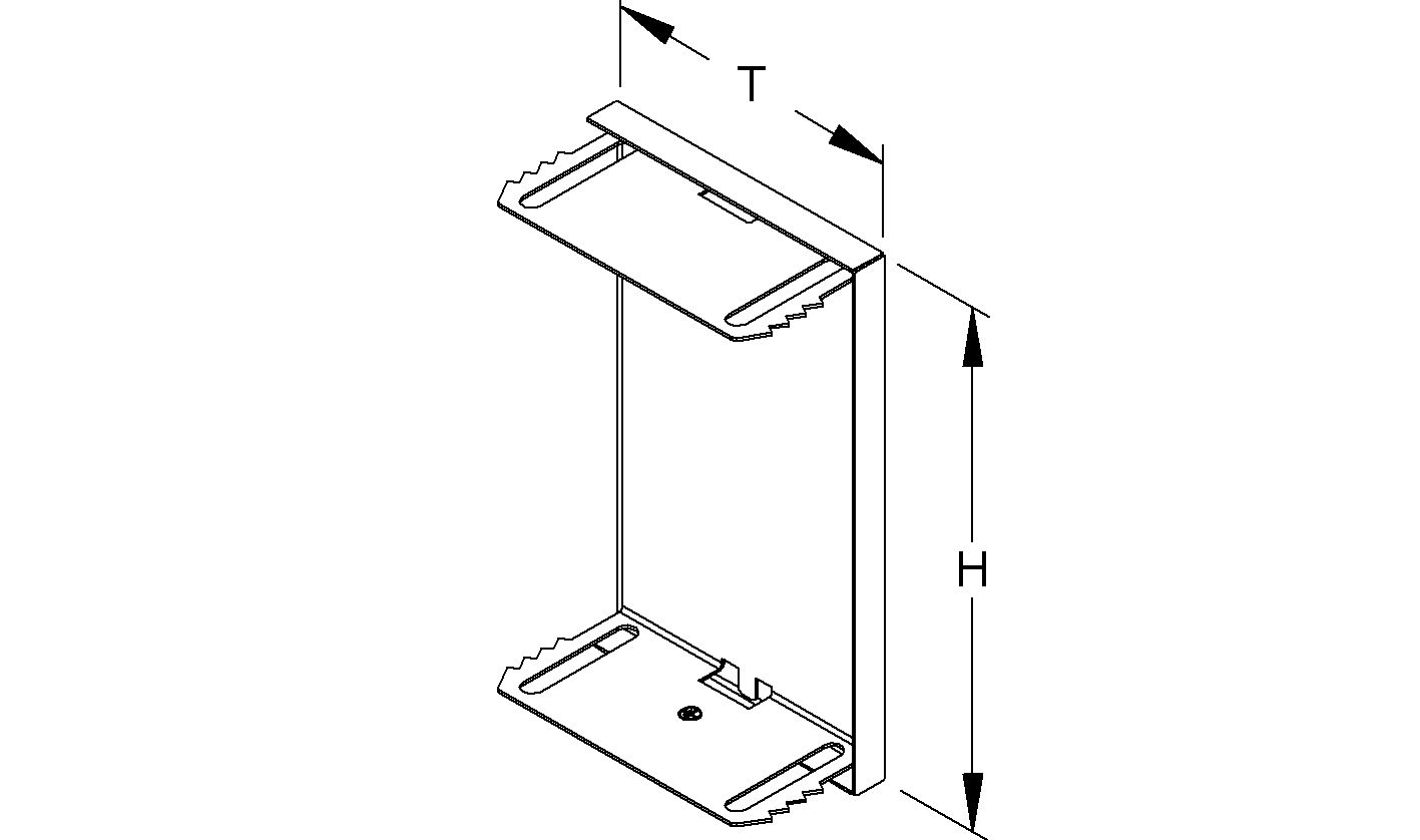 Endstück GEB-K 135x80mm ST li/re natur hfr vz