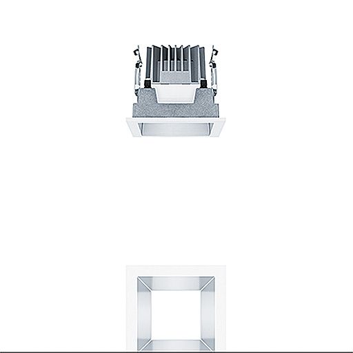 LED-Einbaustrahler 15W PANOS 3000K 1LED 1276lm ws mt Kst IP44 RF:matt