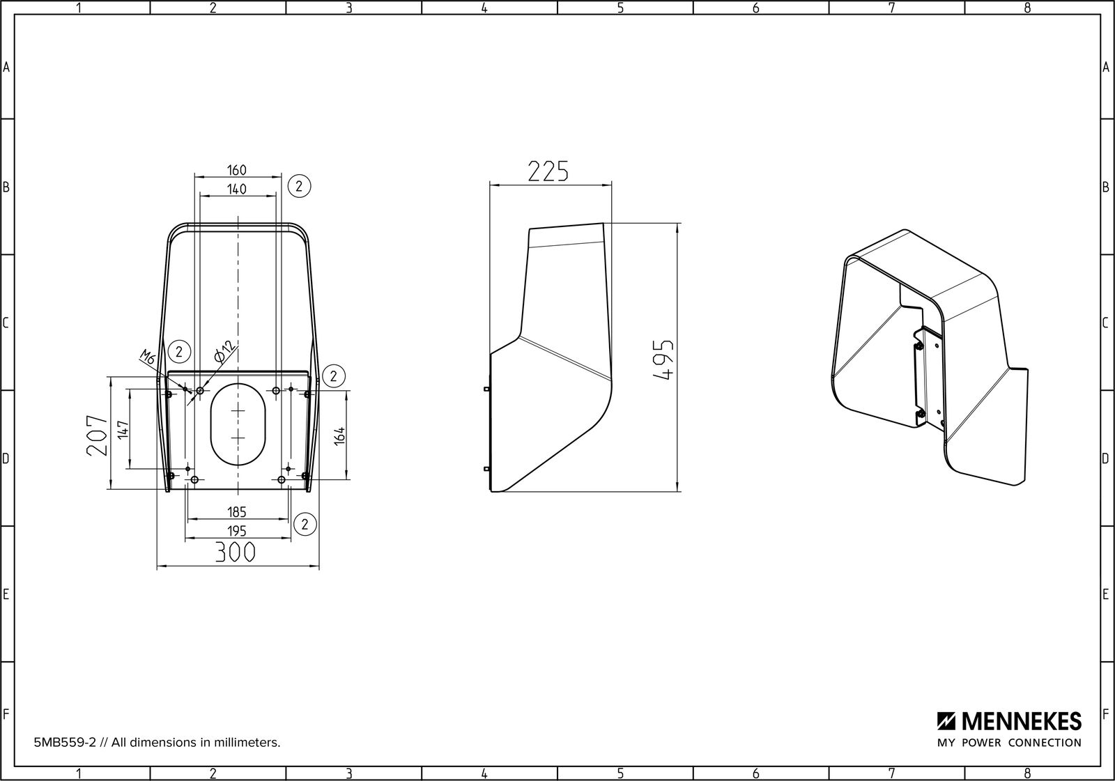 Wetterschutzdach AMTRON