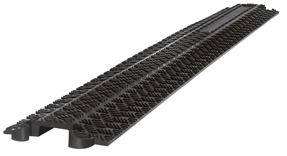 Kabelschutzabdeckhaube fl 1000x130mm Kst Endstück Ømm