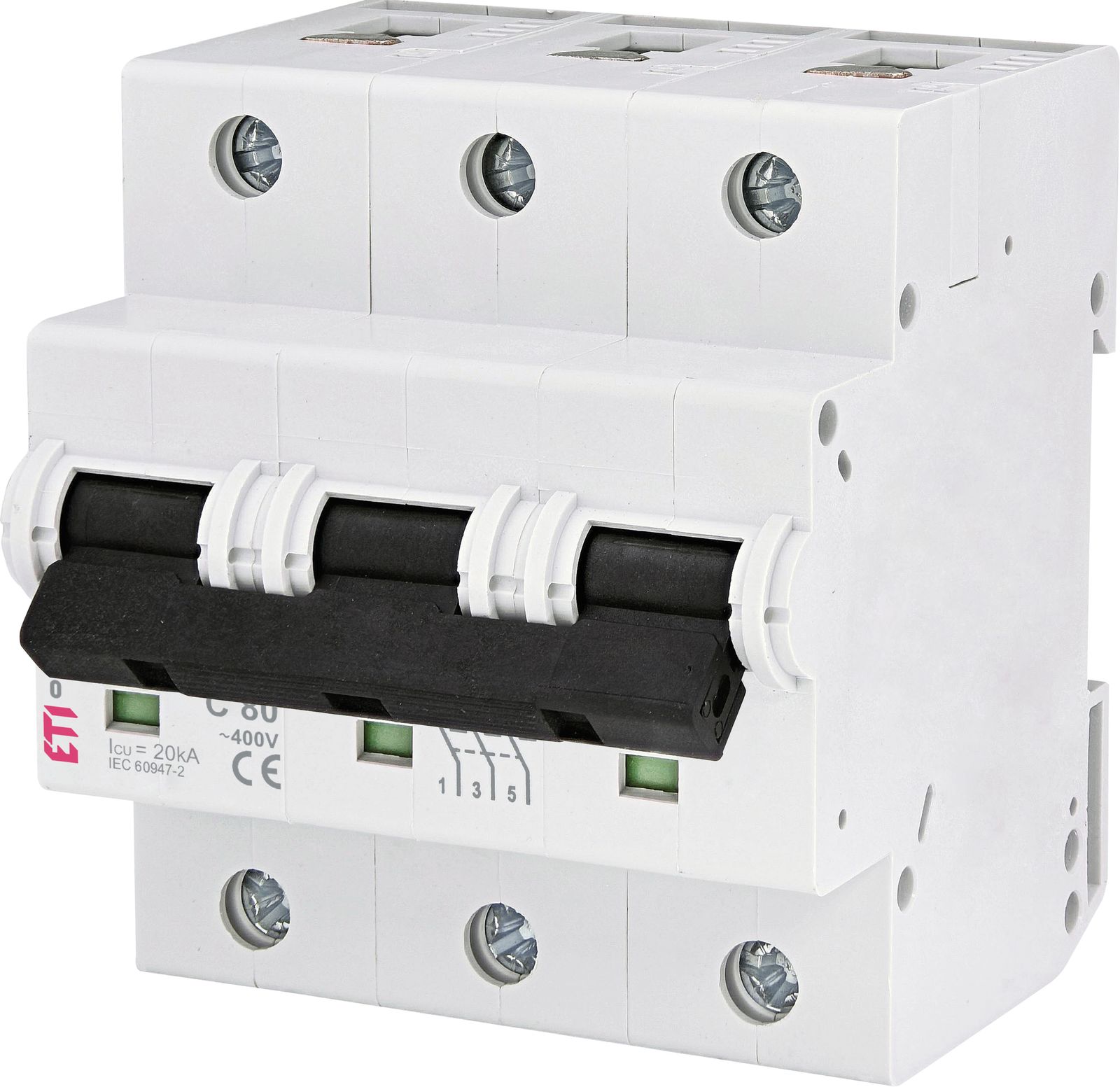 Leitungsschutzschalter UC C 80A 3p 400V 3TE 50Hz IP20
