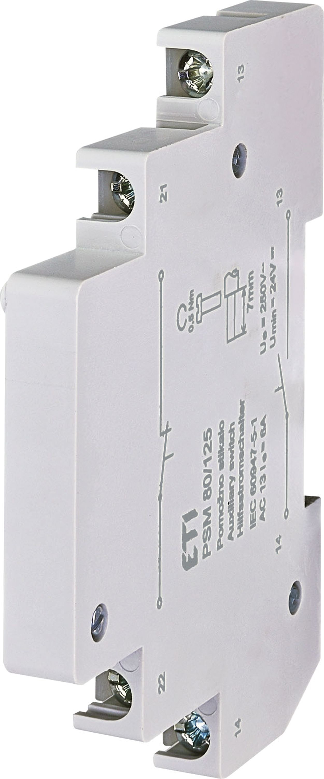 Hilfsschalter 1S 1Ö Leitungsschutzschalt 6A 230V 0,5TE
