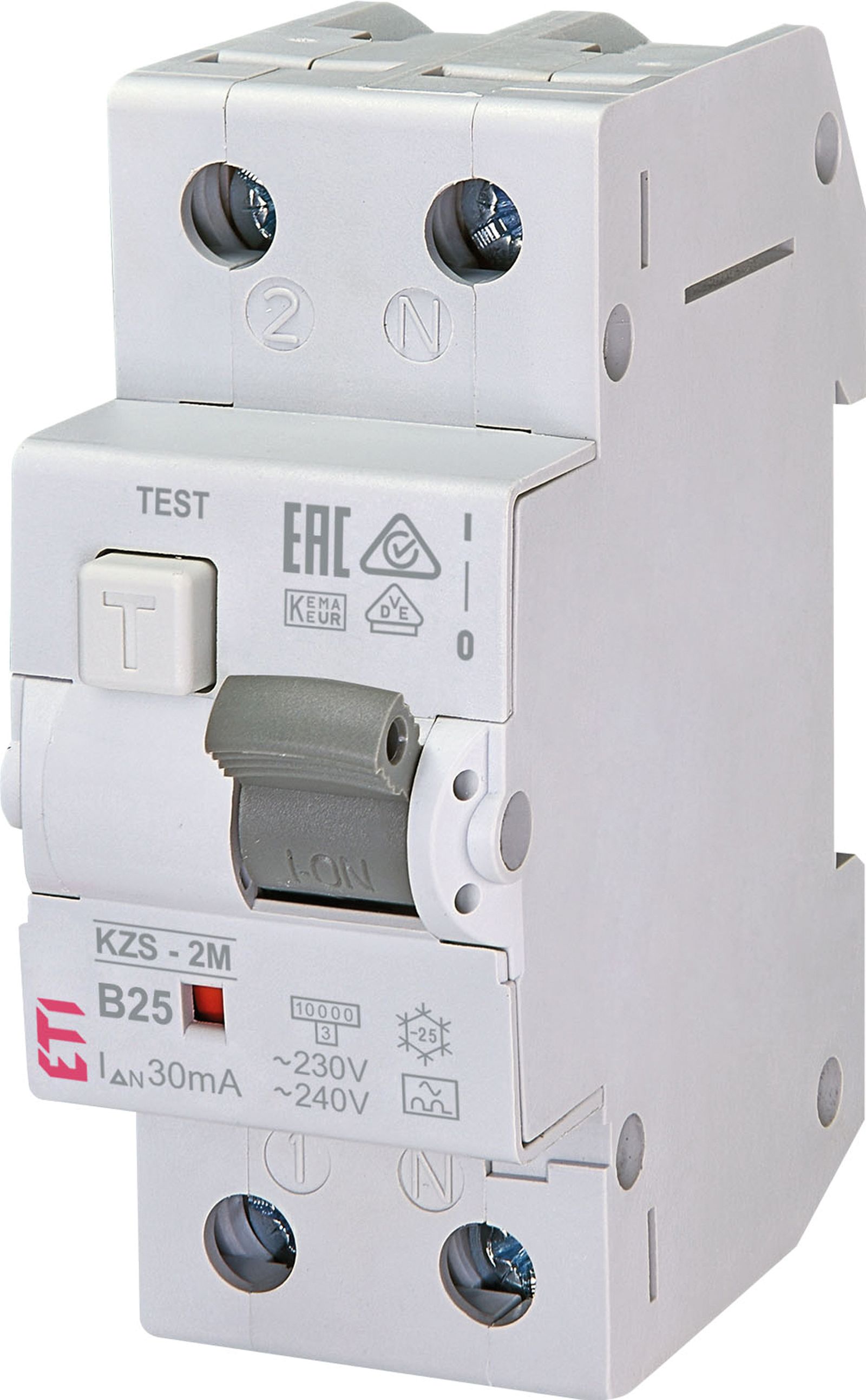 FI-Schutzschalter A 2p 230V 25A 0,03A 2TE REG 10kA