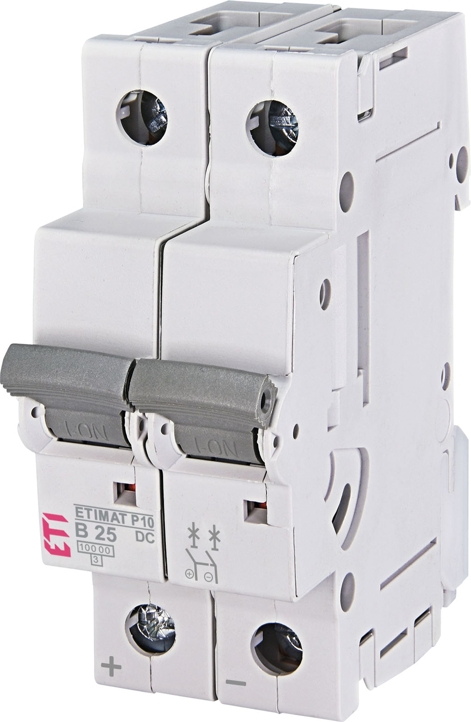 Leitungsschutzschalter UC B 25A 2p 400V 2TE 50Hz IP20