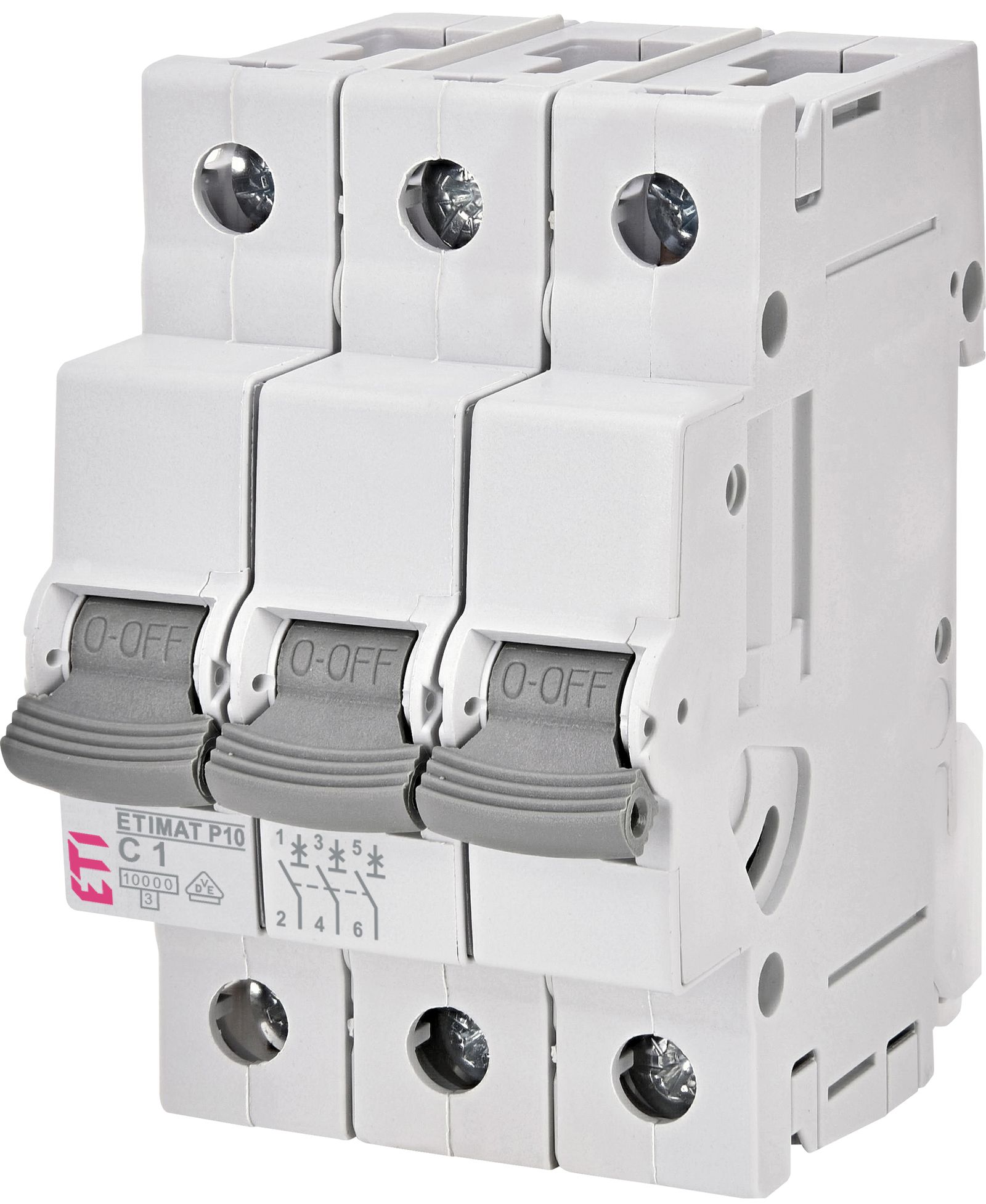 Leitungsschutzschalter UC C 1A 3p 400V 3TE 50Hz IP20