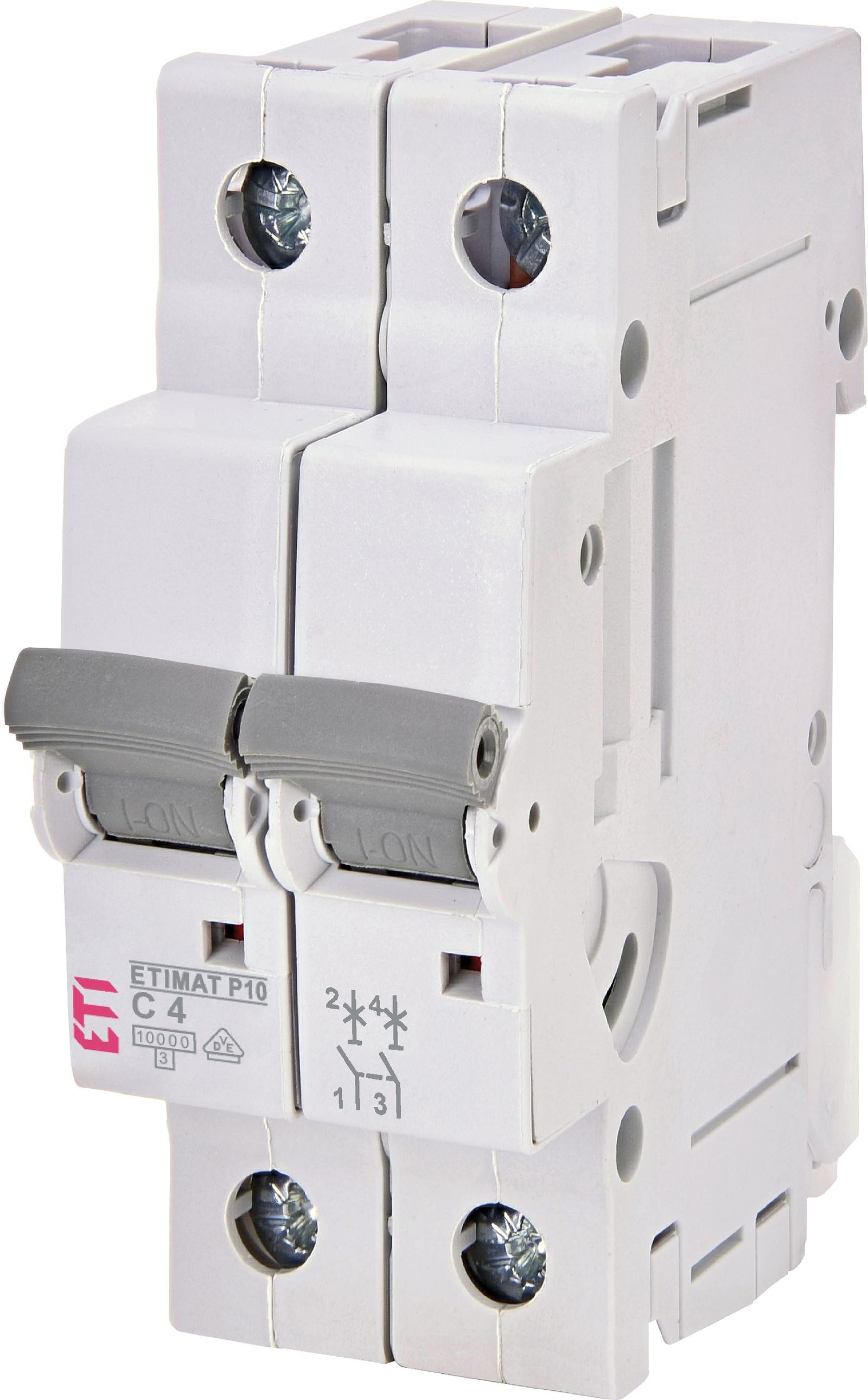 Leitungsschutzschalter UC C 4A 2p 400V 2TE 50Hz IP20