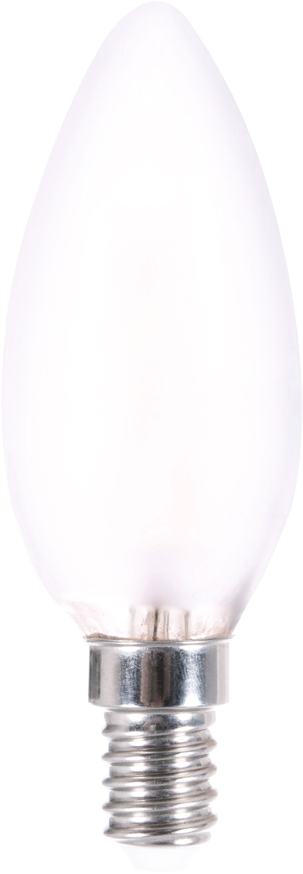 LED-Kerzenlampe FM E14 C3 4W 2700K 400lm F Filamentlampe C35 ws mattiert 360° AC