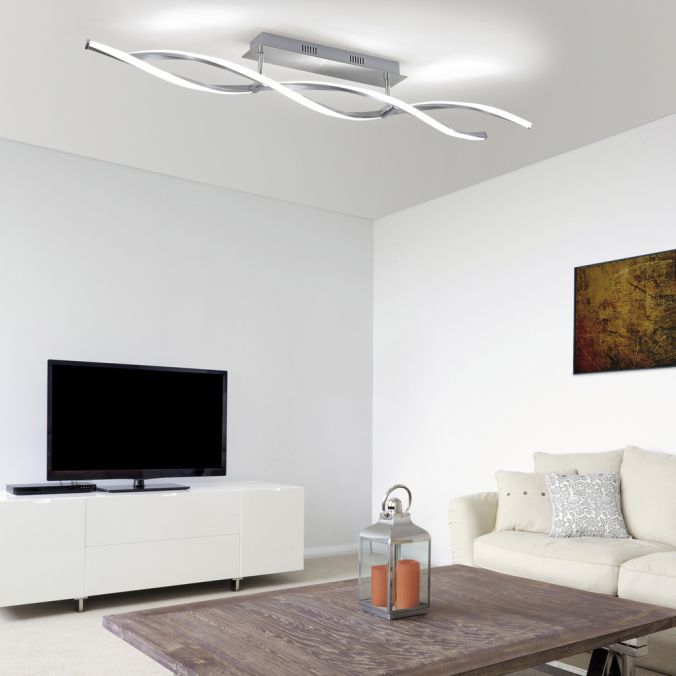 LED-Anbauleuchte POLINA 23,5W 3000K gr 1400lm Konv IP20 1100x80x156mm