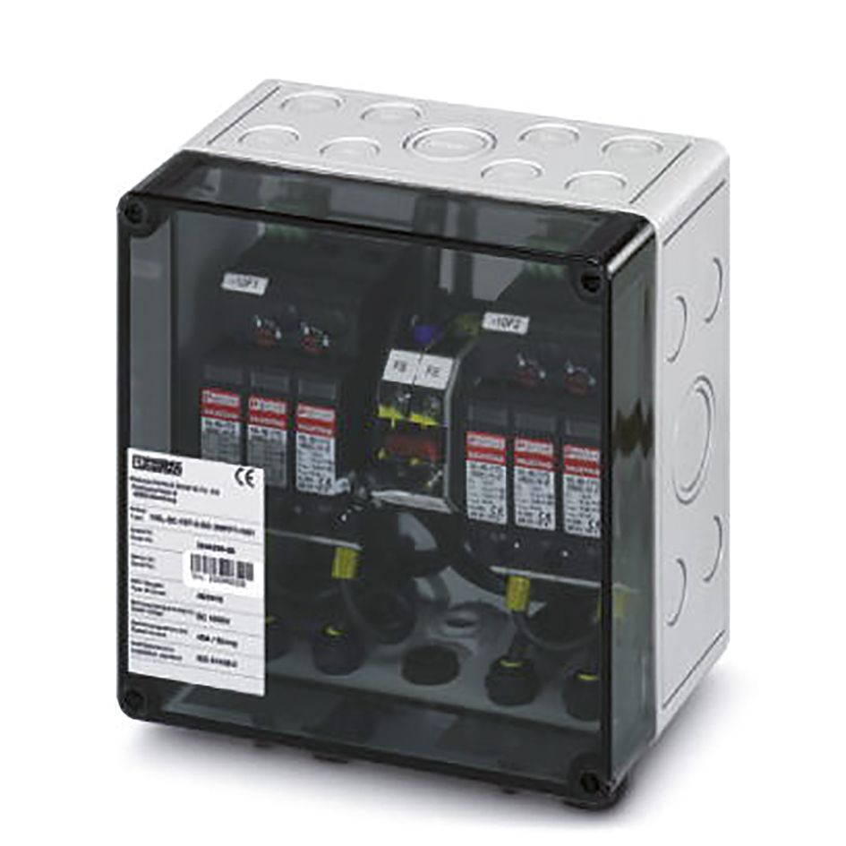 DC-Stringbox SUNCLIX 2f 40A 1000V/mess Verschraubung IP65 182x180x111mm