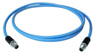 Patchkabel Cat6A S/FTP IP67 2m bl M12 M12 1:1 24qmm