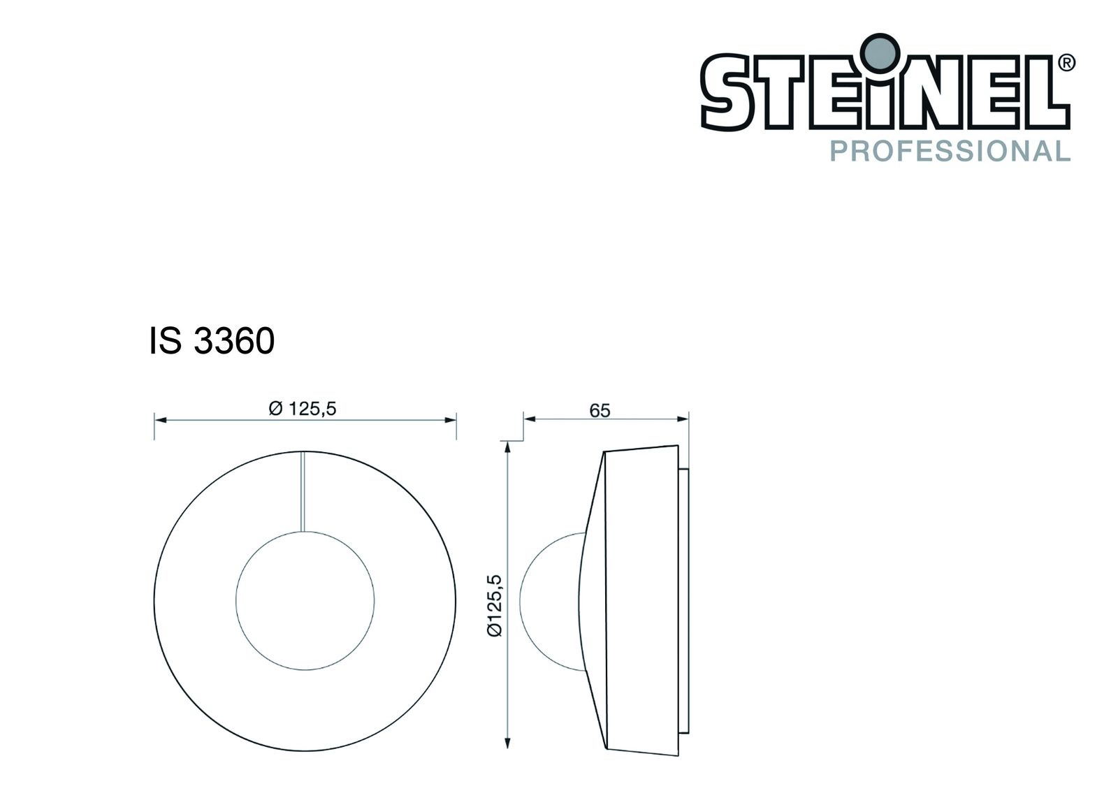 Bewegungsmelder AP 360° 220V ws mt IP54 fernb 2000W