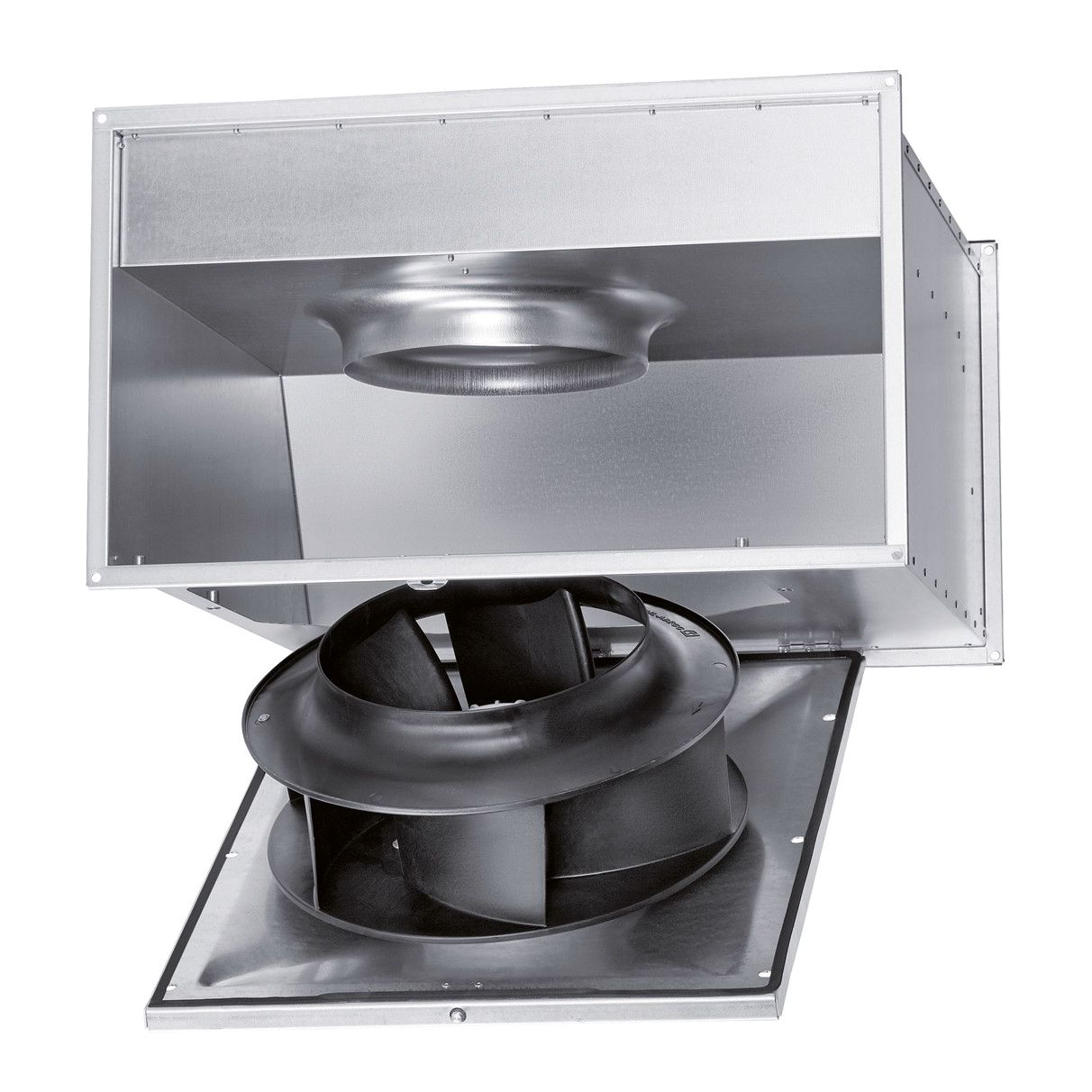 Kanalventilator 500x800mm 400V Stahlbl 10400cbm/h 2,57W IP54 55000g -20-60°C