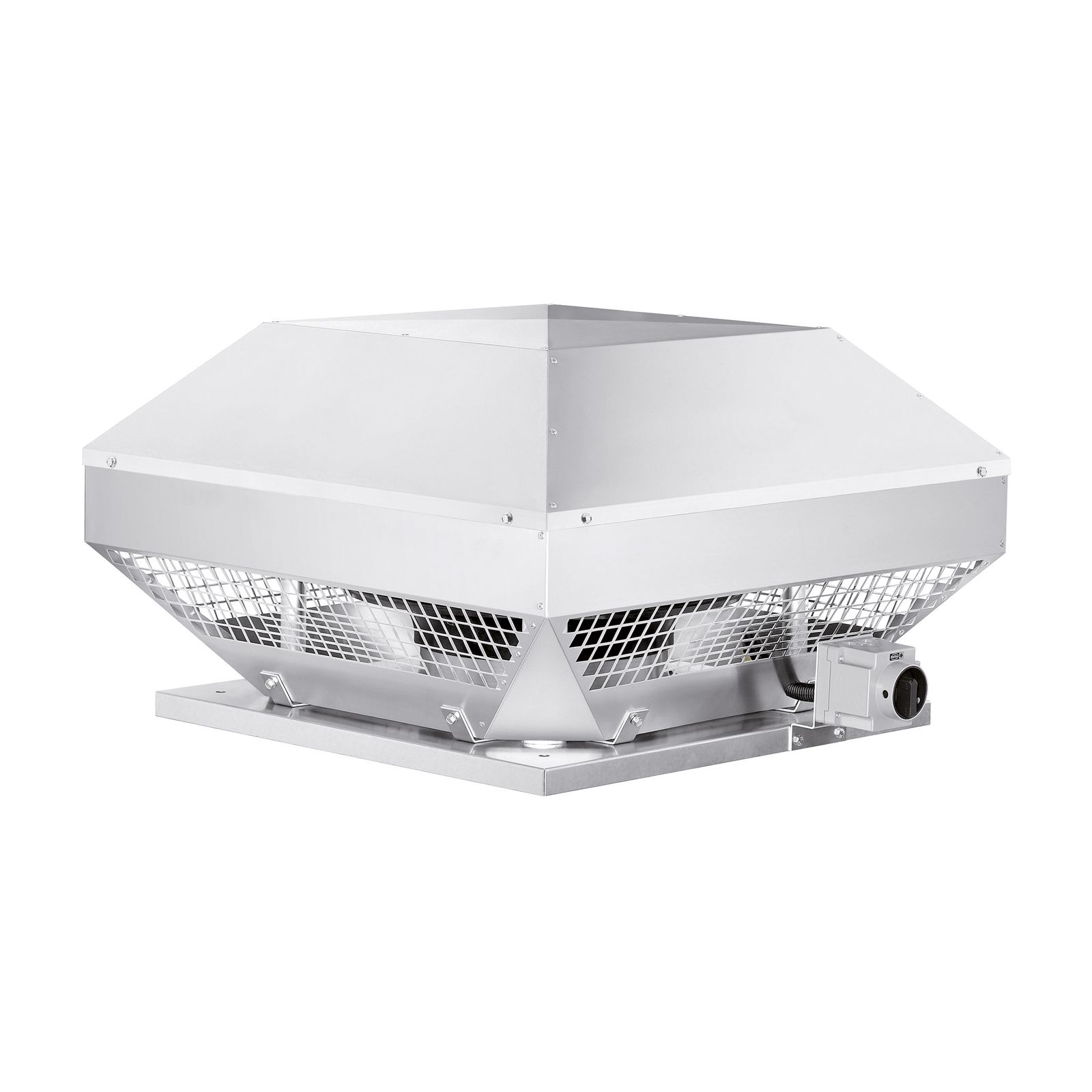 Dachventilator Ø355mm 400V 5250cbm/h Alu 900W -20-60°C IP54 50Hz
