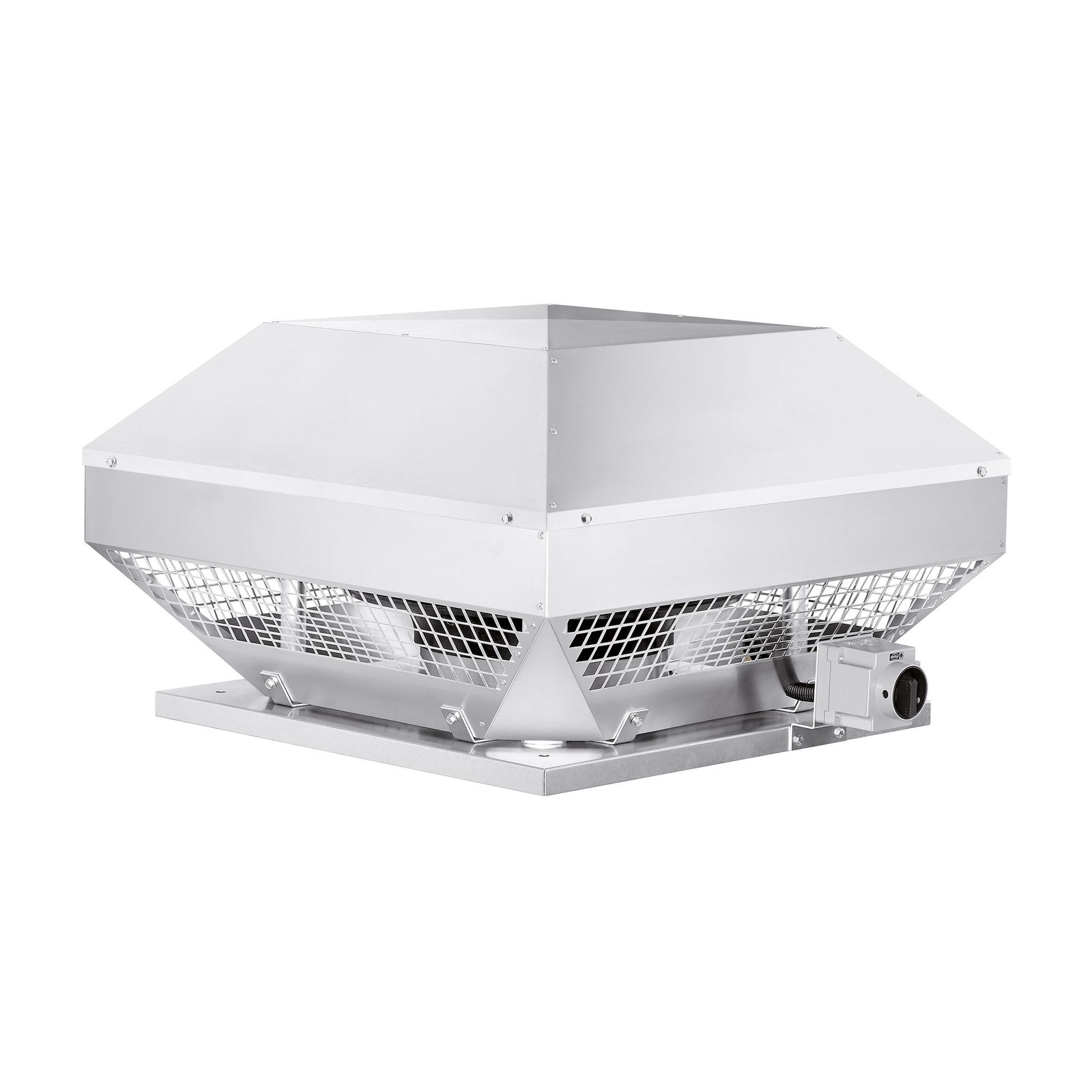 Dachventilator Ø450mm 230V 8050cbm/h Alu 1100W -20-40°C IP54 50Hz
