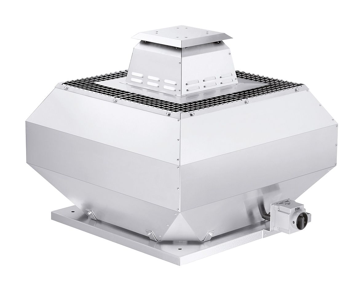 Dachventilator Ø450mm 400V 8600cbm/h Alu 1330W -20-120°C IP54 50Hz
