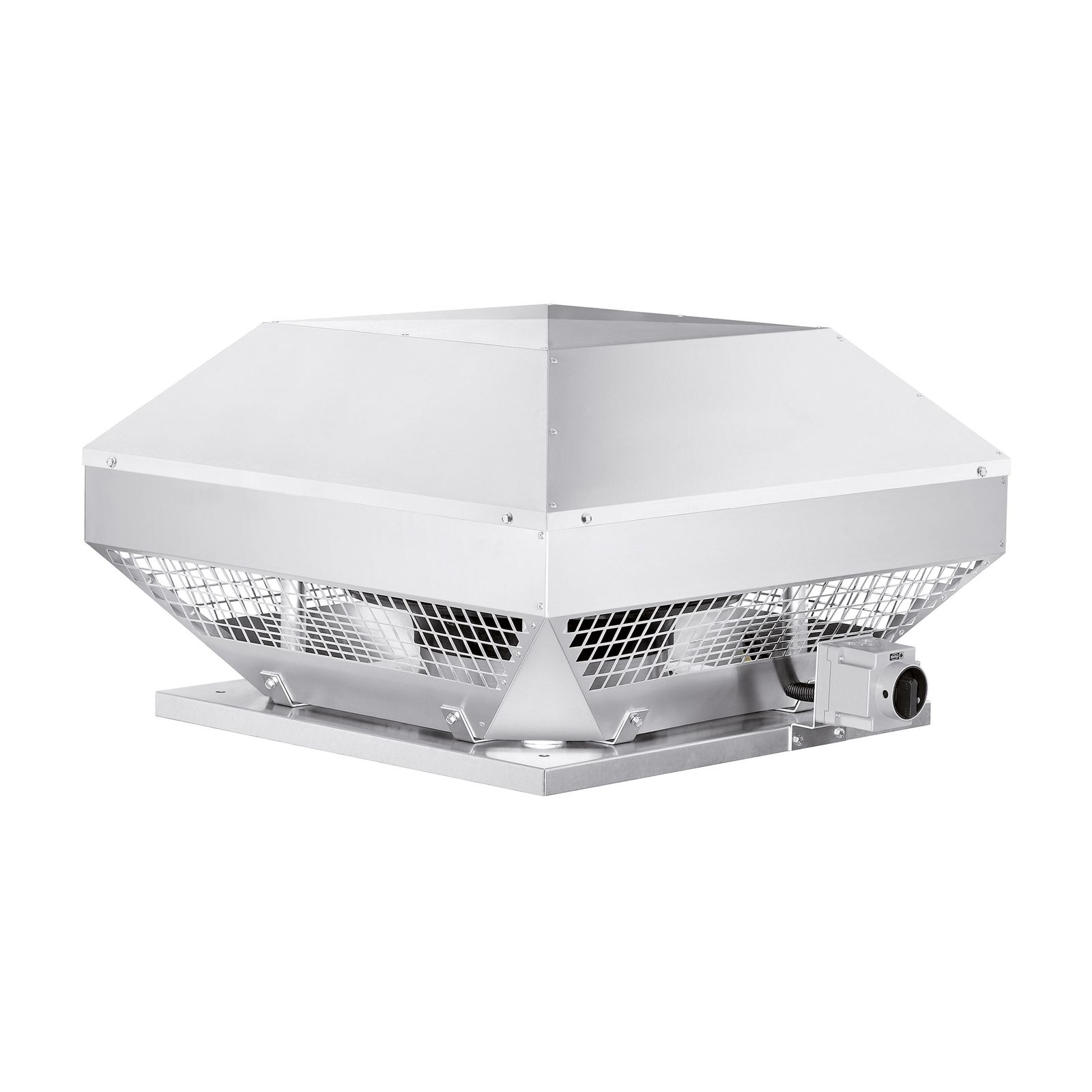 Dachventilator Ø500mm 400V 8300cbm/h Alu 680W -20-50°C IP54 50Hz
