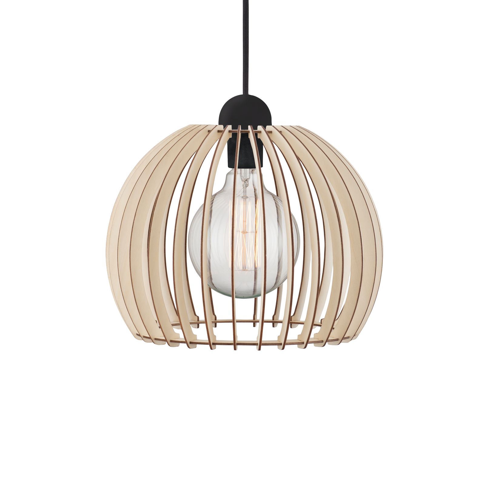 Pendelleuchte 60W Chino HV br E27 sym IP20 Ø250mm