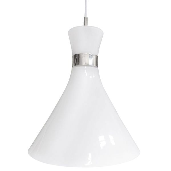 Pendelleuchte 40W Trumpet HV chr E27 sym IP20 Ø255mm