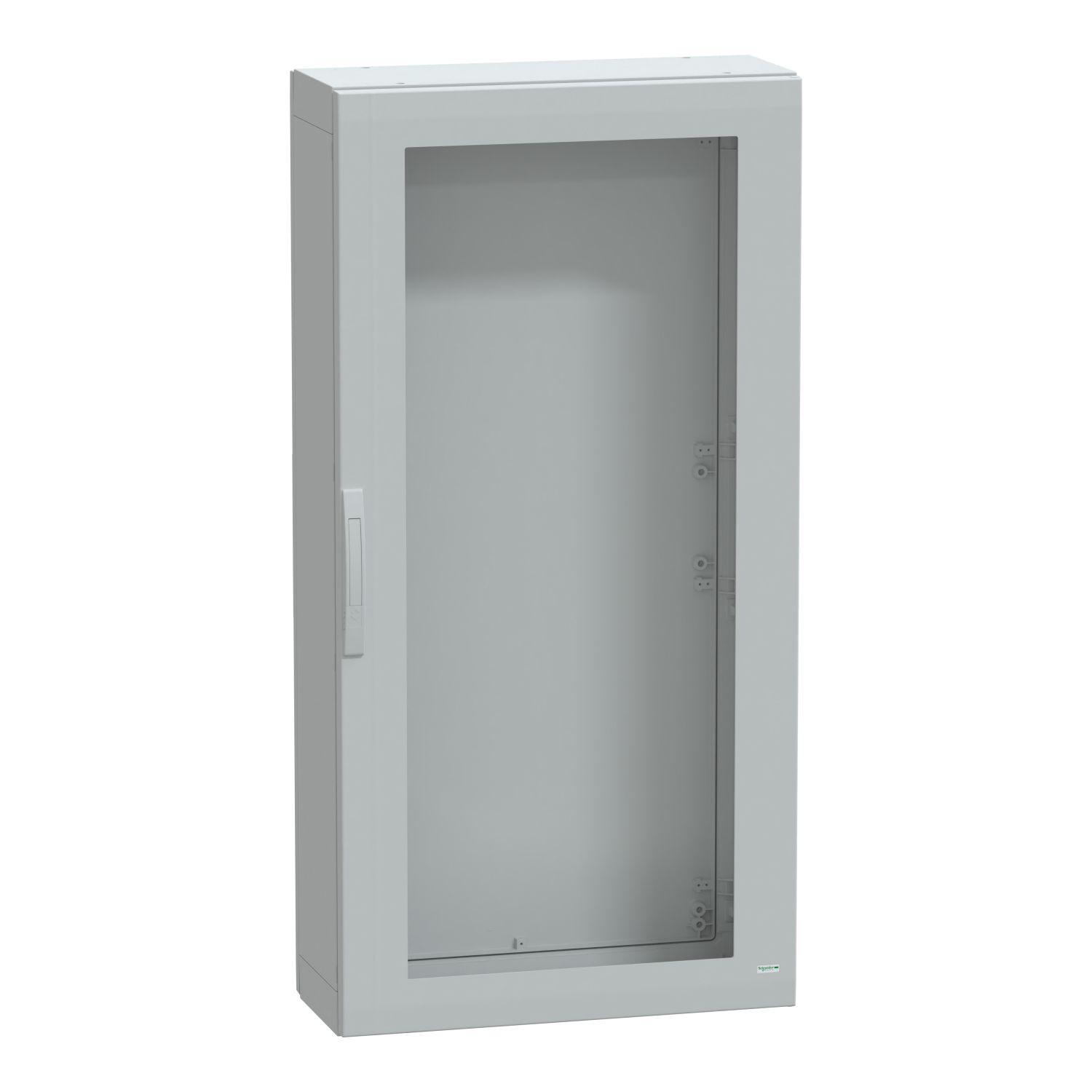 Standschrank Kst IP65 B750xH1500xT320mm unbeh RAL7035 Mit Sichttür