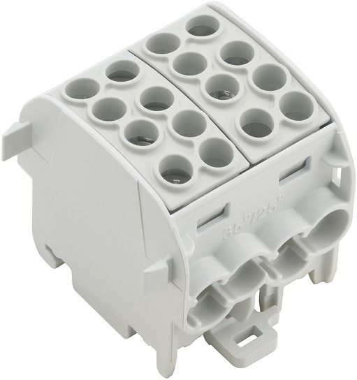 Hauptleitungsklemme 8Eing gr berührsich REG 2pol schraub