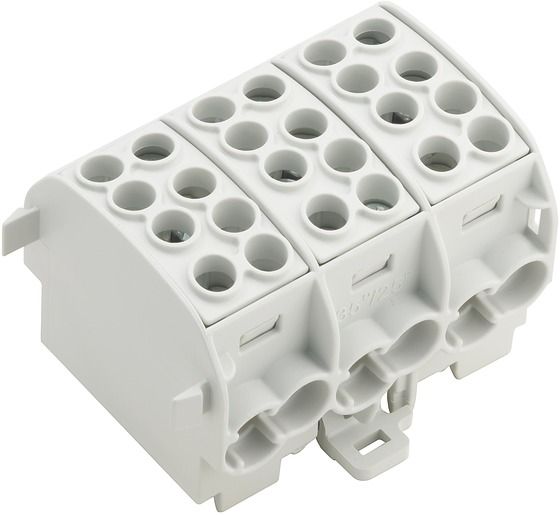 Hauptleitungsklemme 12Ein gr berührsich REG 3pol schraub