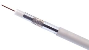 Koaxialkabel 75Ohm ws Eca LCD 111 SP250 Ø6,8mm Folie + Geflecht