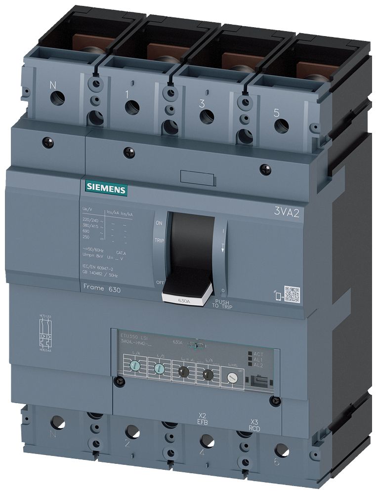 Leistungsschalter 630A 4p 630A/In IP40 opt.Motorantr Motorantrieb optional