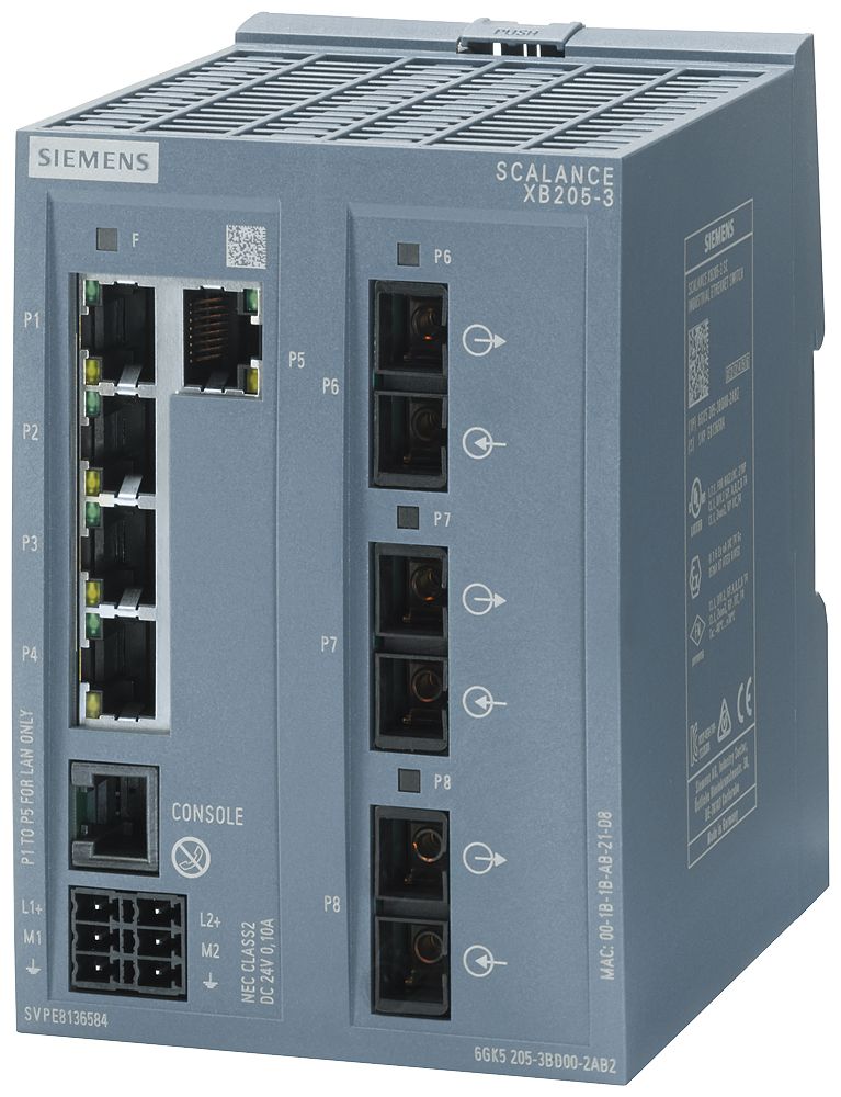 Switch Hutschiene 5x10/100Mbps Managebar Layer 2