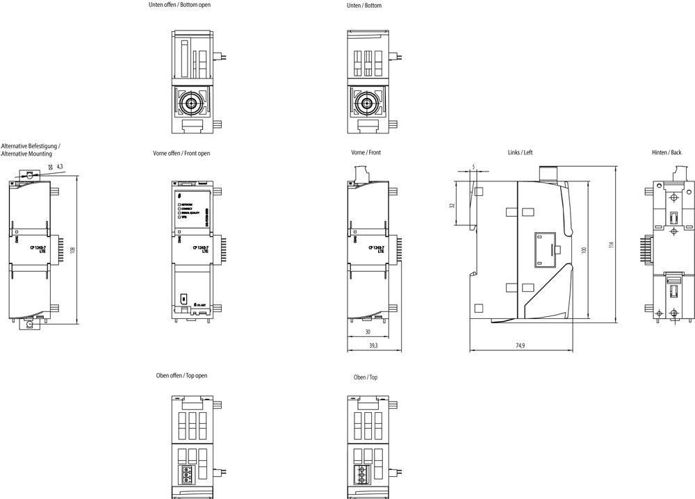 Kommunikatioonsprozessor SIMATIC LTE f.S7-1200