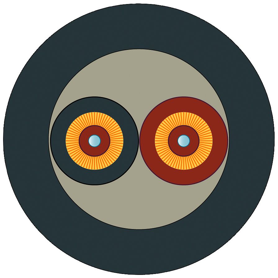 LWL-Patchkabel LC-D 50/125 OM2 30m sw MM50/125