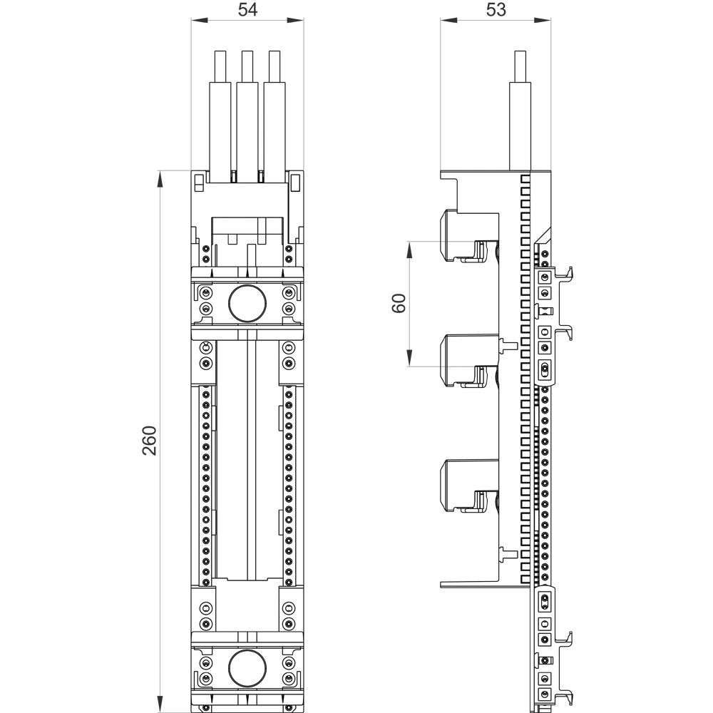 Geräteadapter S2 80A B54mm