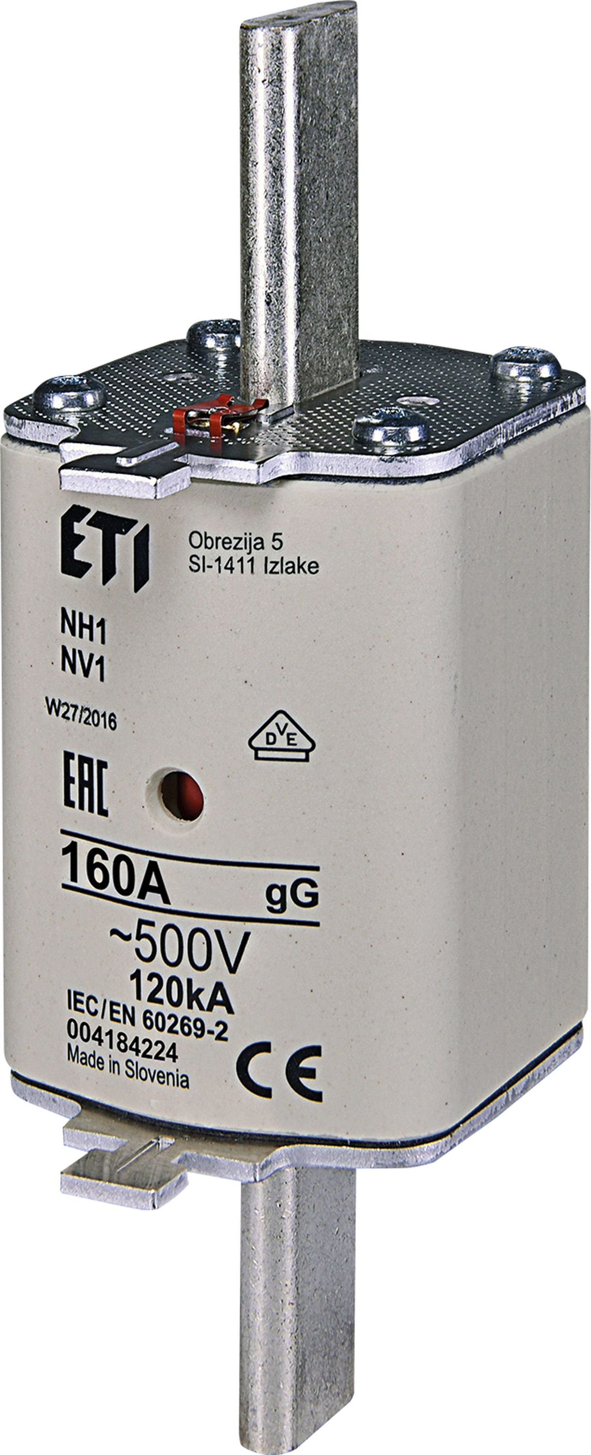 NH-Sicherungseinsatz 224A NH1 690VAC gG Kombik