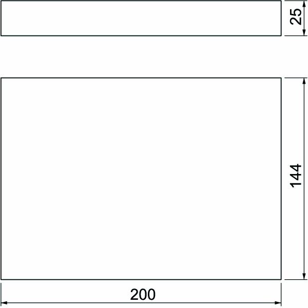 Schaumblock-BS PYROPLUG 120x25mm 200mm