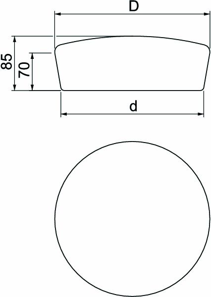 Schaumstopfen-BS PYROPLUG Ø87mm