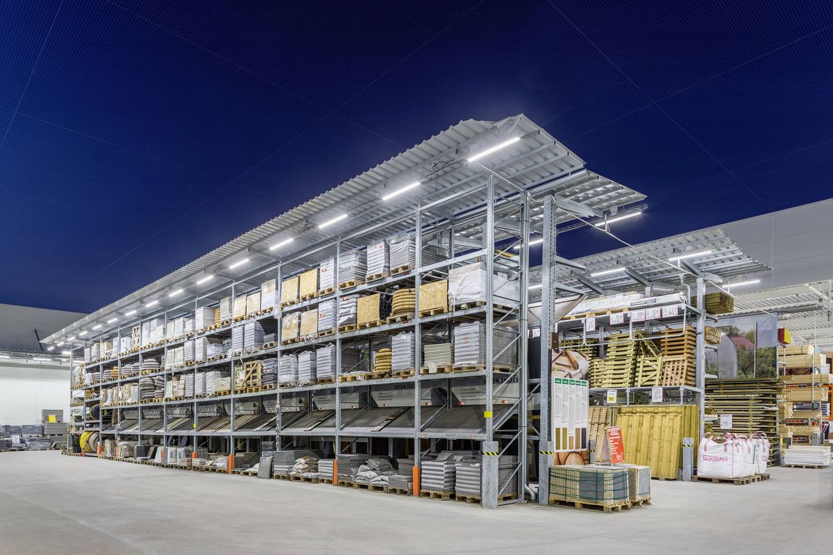 LED-Feuchtraumleuchte Nextrema 27W 4000K 4400lm anth Konv Dimmung DALI IP66 BWM