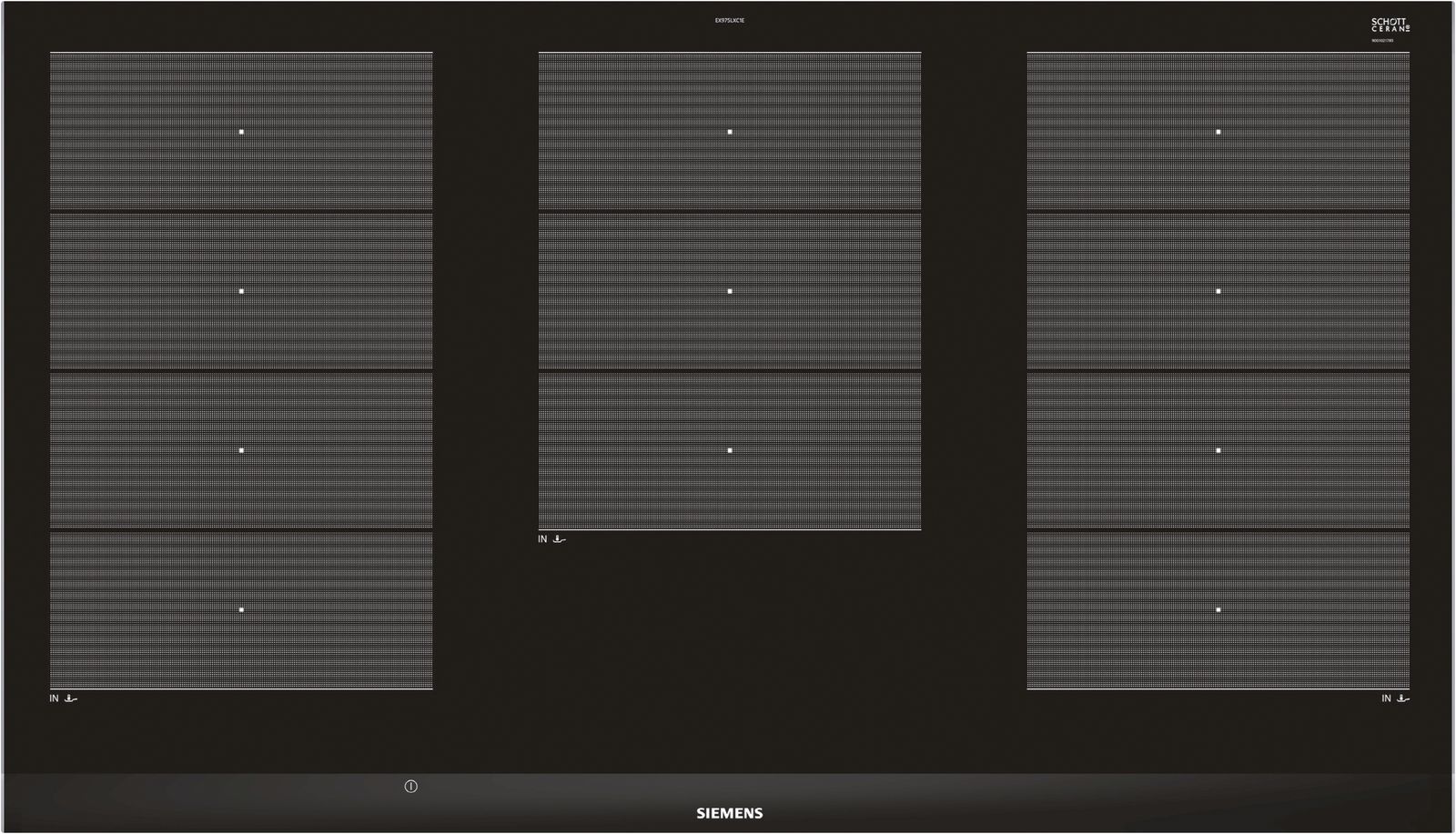 Induktionsfeld autark 912x520mm