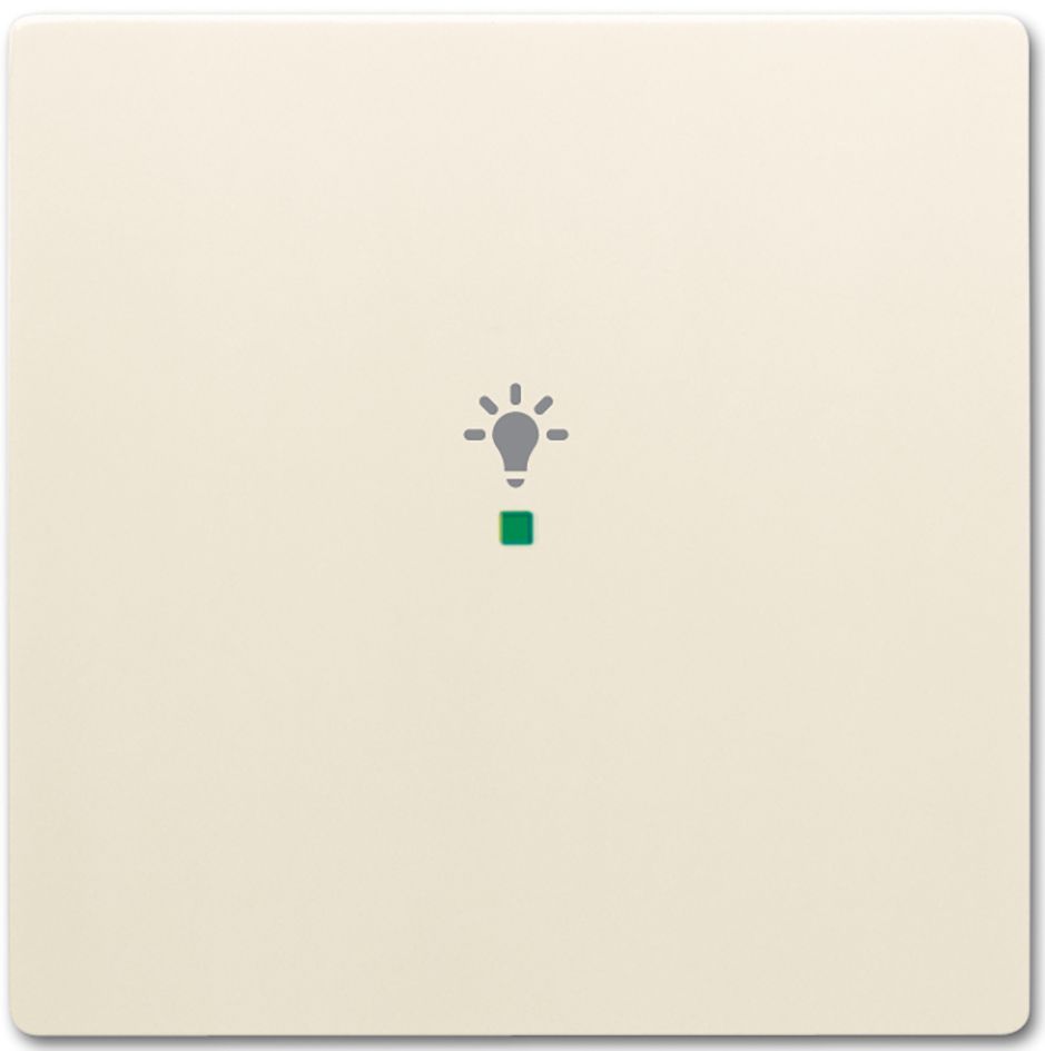 Tastwippe free@home elf-ws glz Kst 1f elfenbein-weiß Thermopl