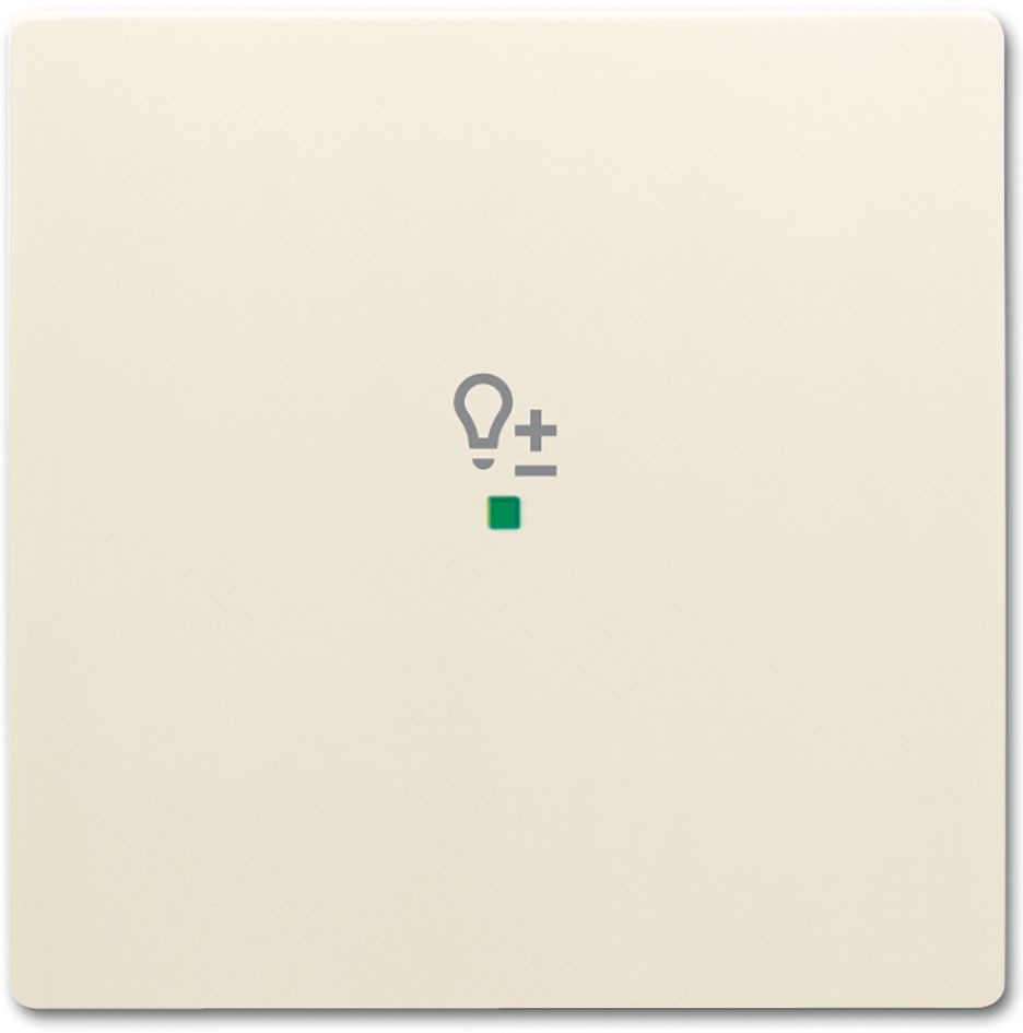 Tastwippe free@home elf-ws glz Kst 1f elfenbein-weiß Thermopl