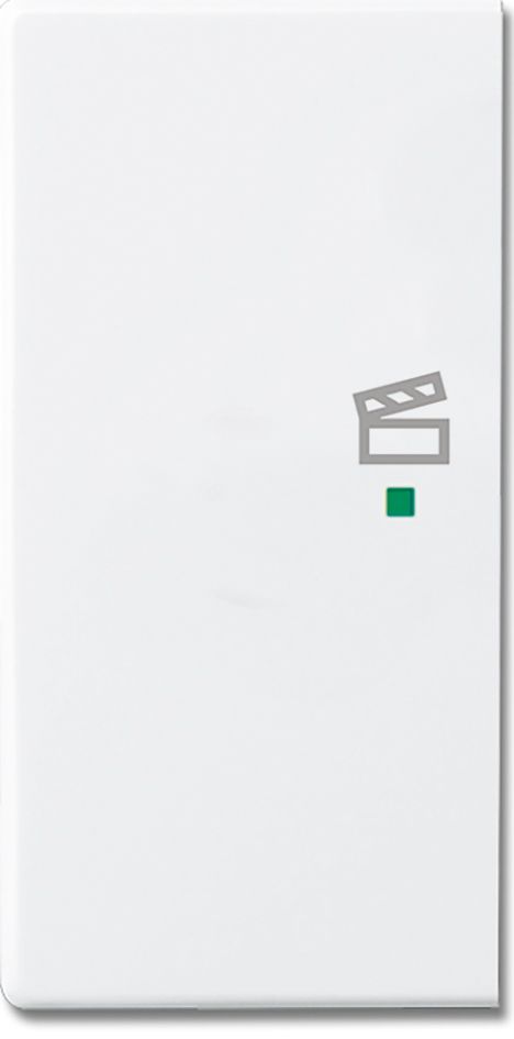 Tastwippe free@home elf-ws glz Kst 2f elfenbein-weiß Thermopl