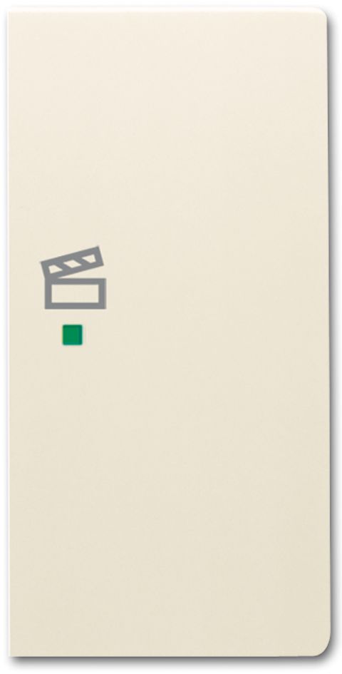 Tastwippe free@home elf-ws glz Kst 2f elfenbein-weiß Thermopl