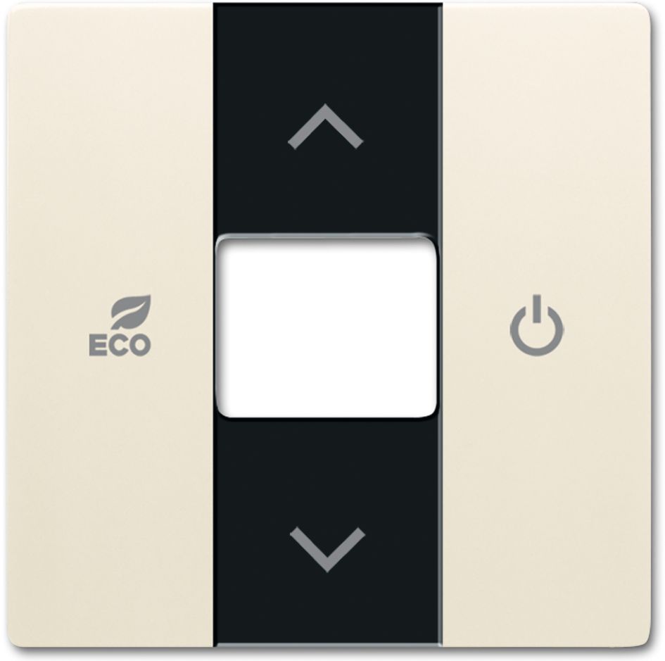 Tastwippe KNX free@home elf-ws glz Kst Thermopl elfenbein-weiß