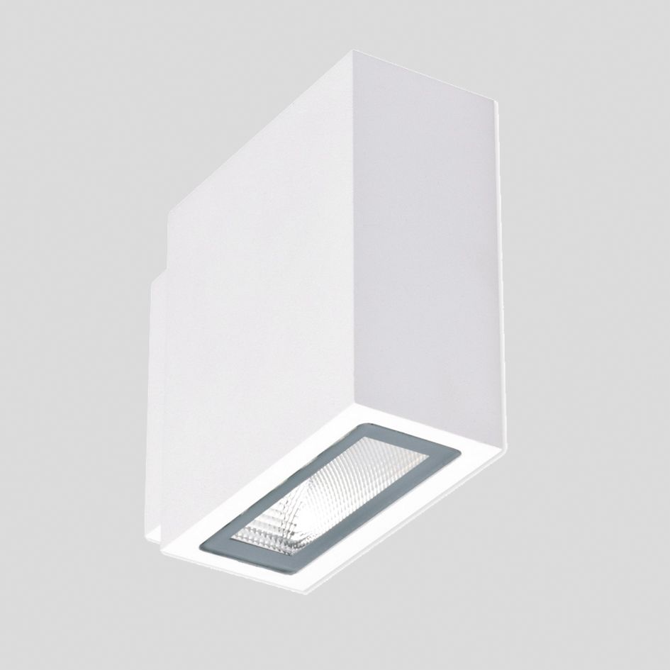 LED-Up/Down Leuchte 2x5W 3000K 650lm ws Konv IP54 118x43x100mm