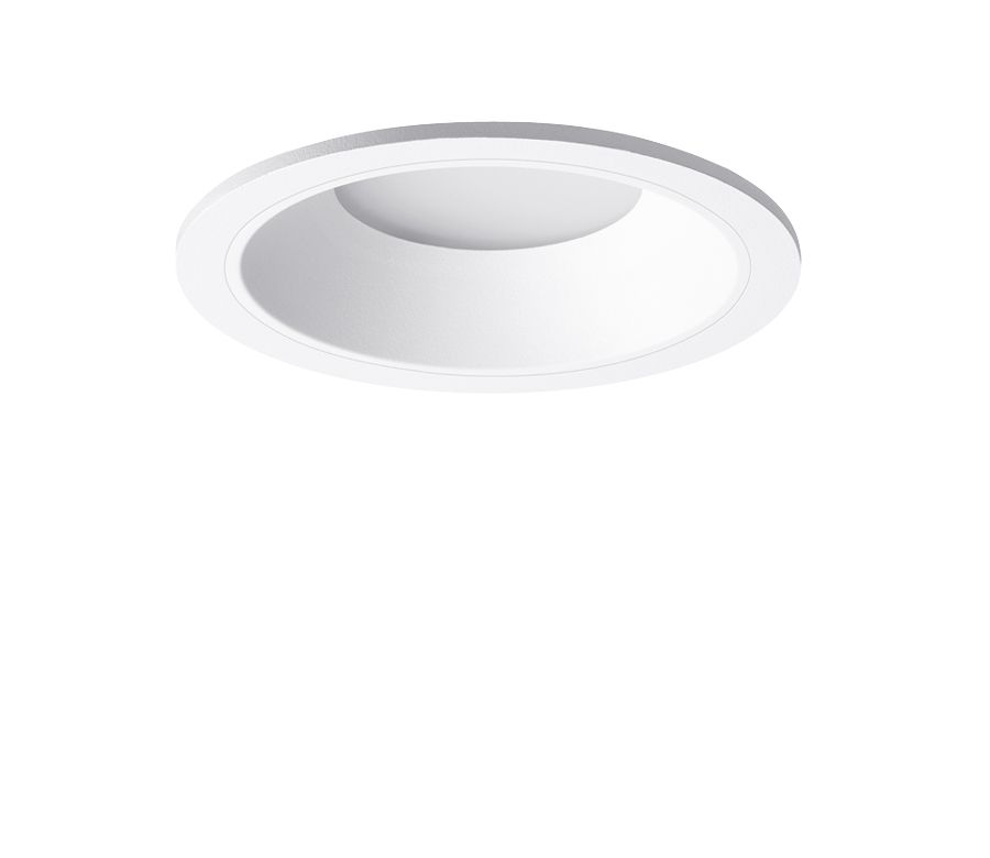 LED-Einbaustrahler 19W DL150 3000K 1LED 1400lm Konv ST IP44 ws mt RF:matt