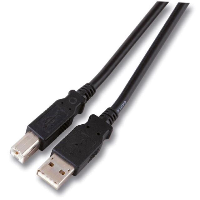 Standard-Kabel 5m USB-A USB-B Stecker 4p