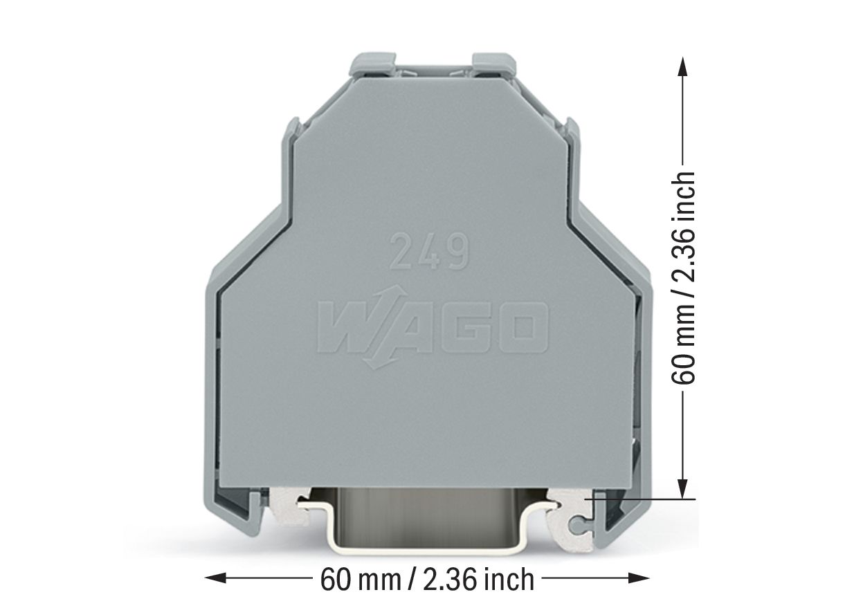 Endklammer/halter Kst Serie 249 TS35 Hutschiene TH35 schraublos