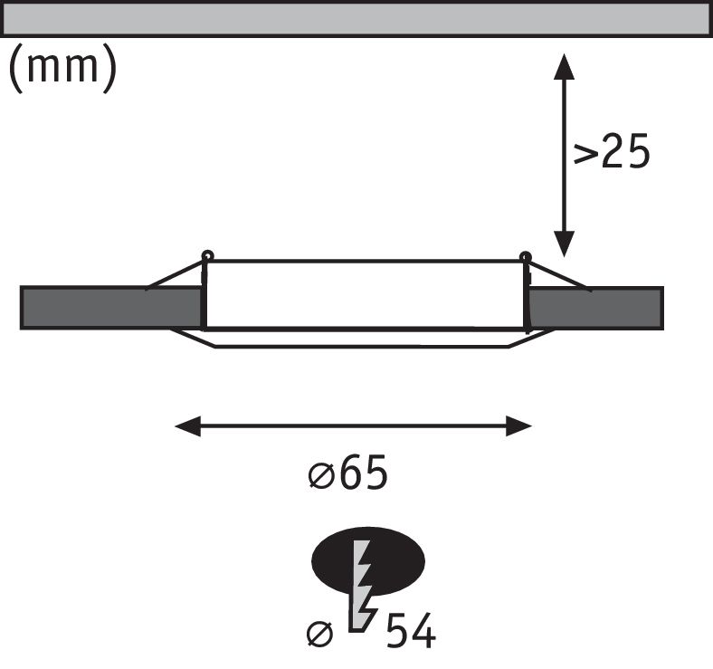 LED-Möbeleinbaustrahler MicroLine Set 3x4,5W