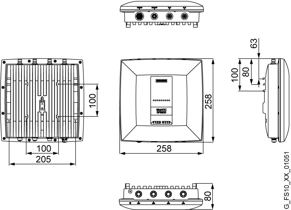 RFID-Lesegerät EPCglobal 920-925MHz 8000mm IP65