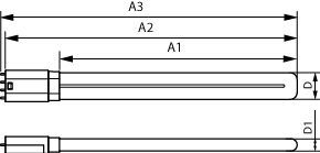 LED-Röhrenlampe 2G11 CorePro 16,5W 4000K ws 2100lm opal 160° AC Ø55x317mm 53-77V